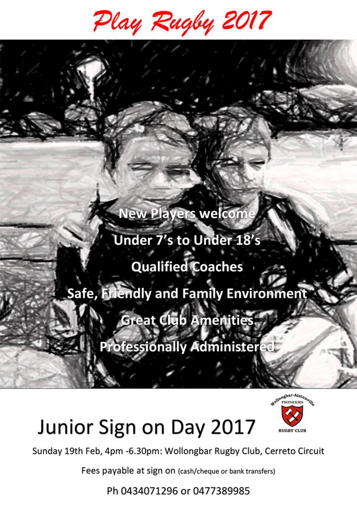 Microsoft Word - Junior Sign on Days 2017 (2).docx