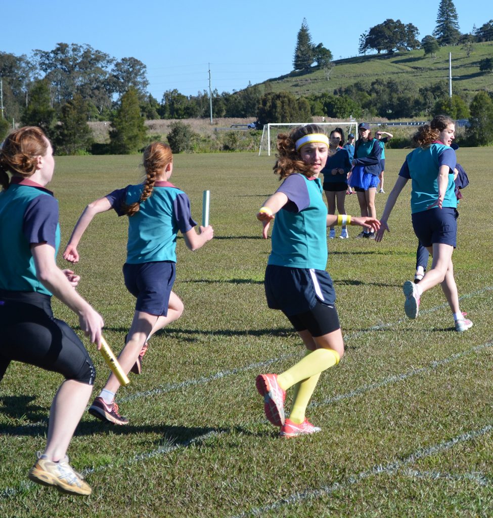 Sport girls relay