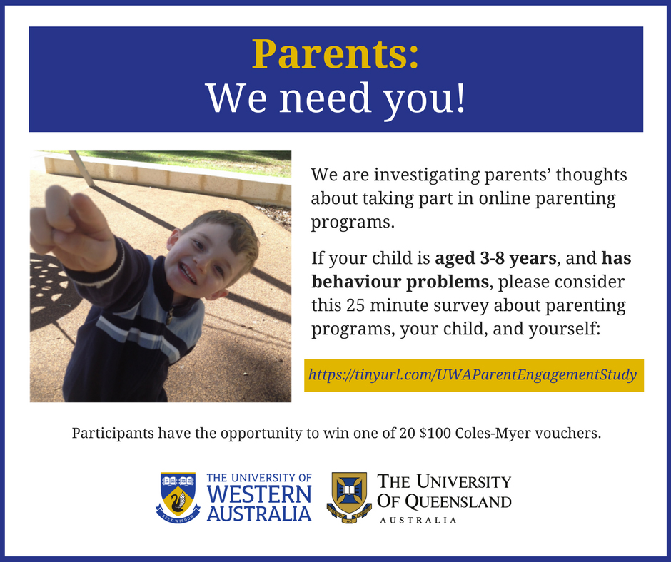 Parents We need you!