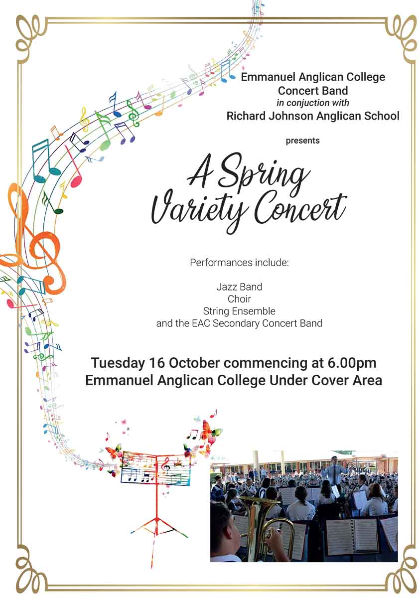 Spring Variety Concert flyer