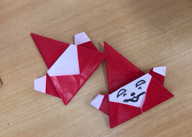 Nihongo Origami Santa