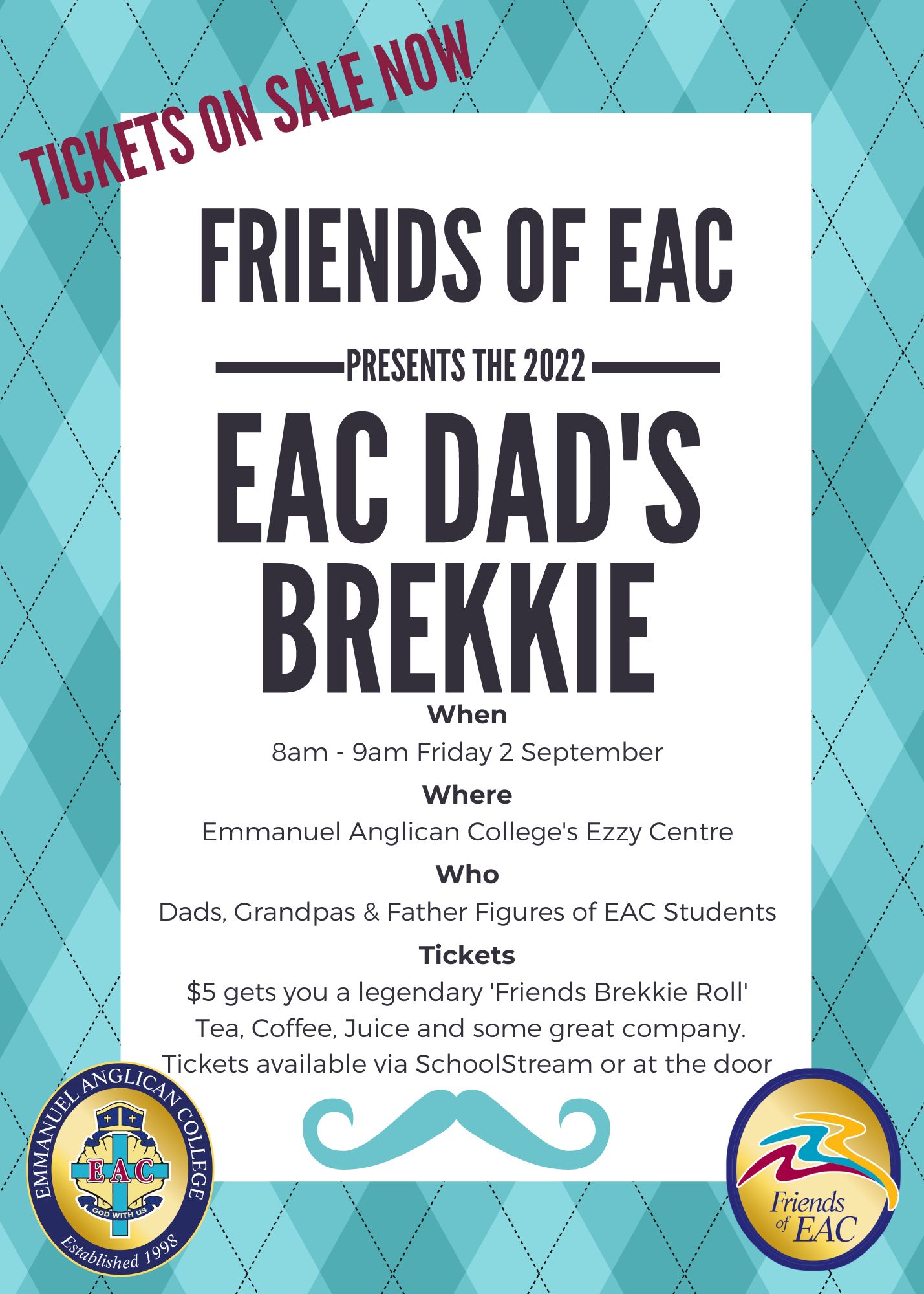2022 EAC Dads Day Brekkie Flyer_Tickets On Sale