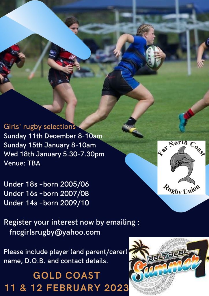 FNC Dolphins Girls Rugby Selections