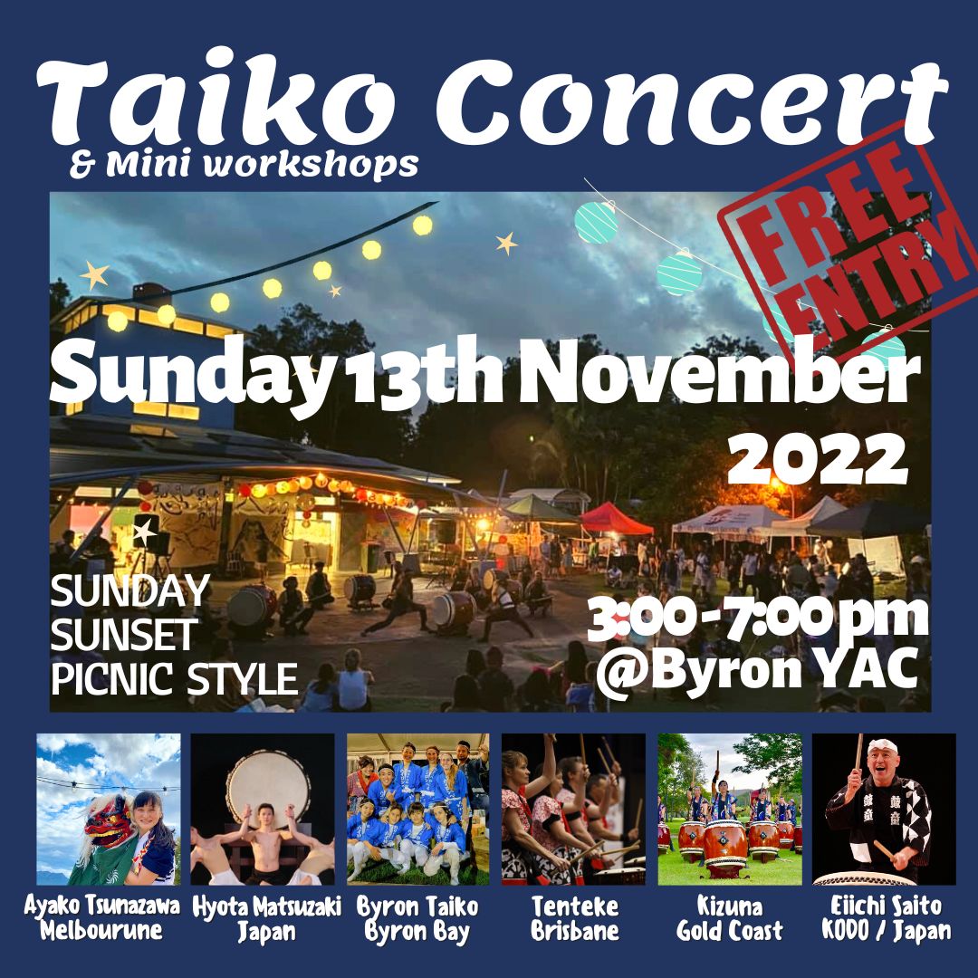 Free Taiko concert