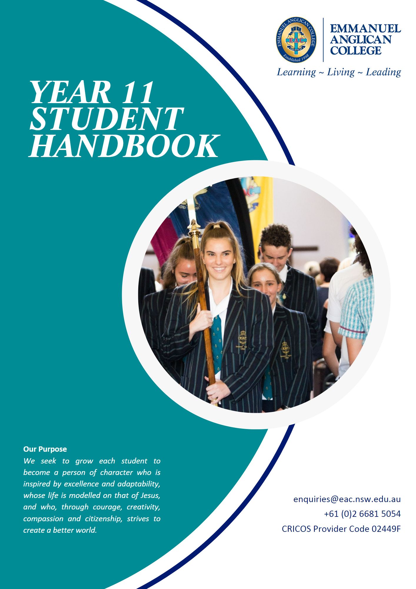Year 11 Student Handbook Cover Page