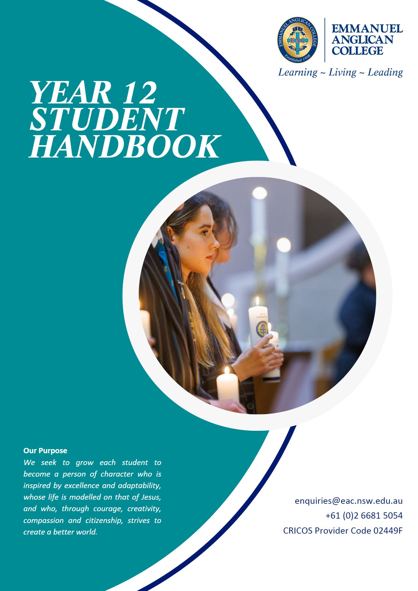 Year 12 Student Handbook Cover Page